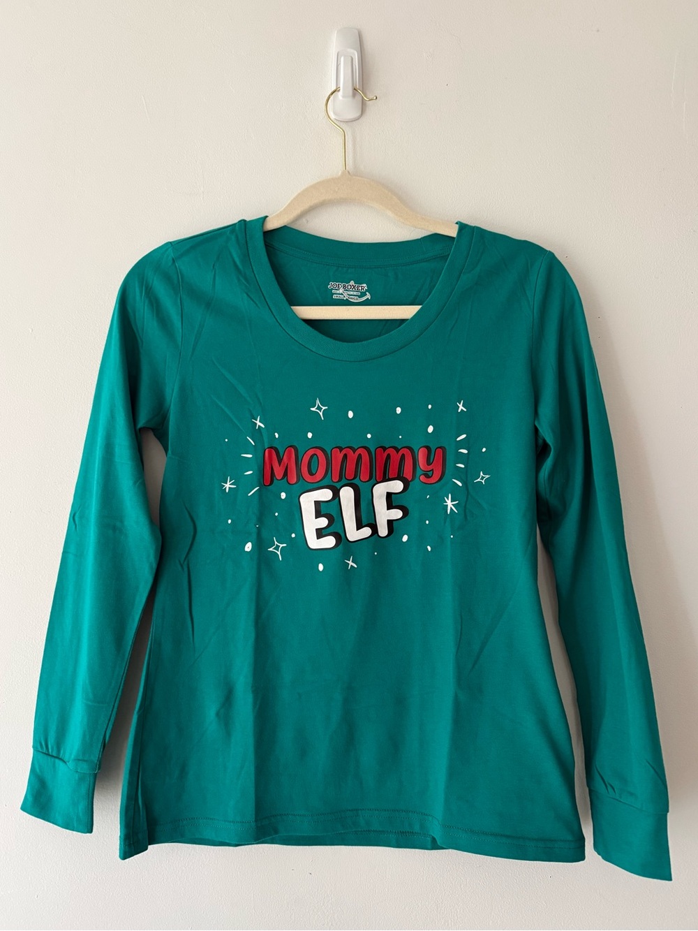 Mommy Elf Women’s Long-Sleeve Top Size Small